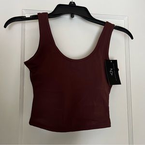 Klassy Network Scoop Neck Brami Crop